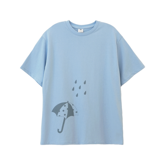 ISUC0009 [KREAM 단독] Isummerly Rainy T-shirt-Light Blue