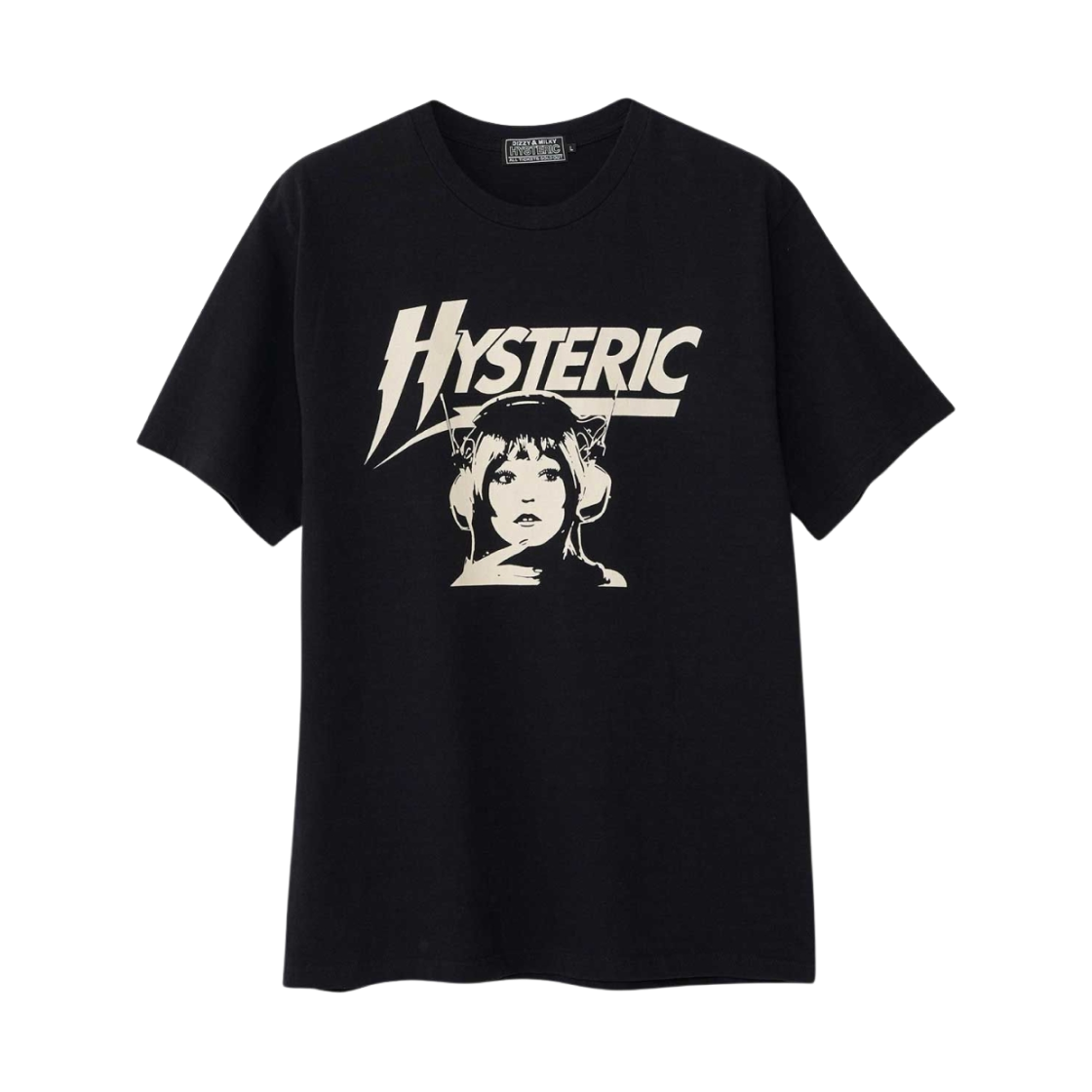02251CT36 Hysteric Glamour Hi-Fi Club T-Shirt Black