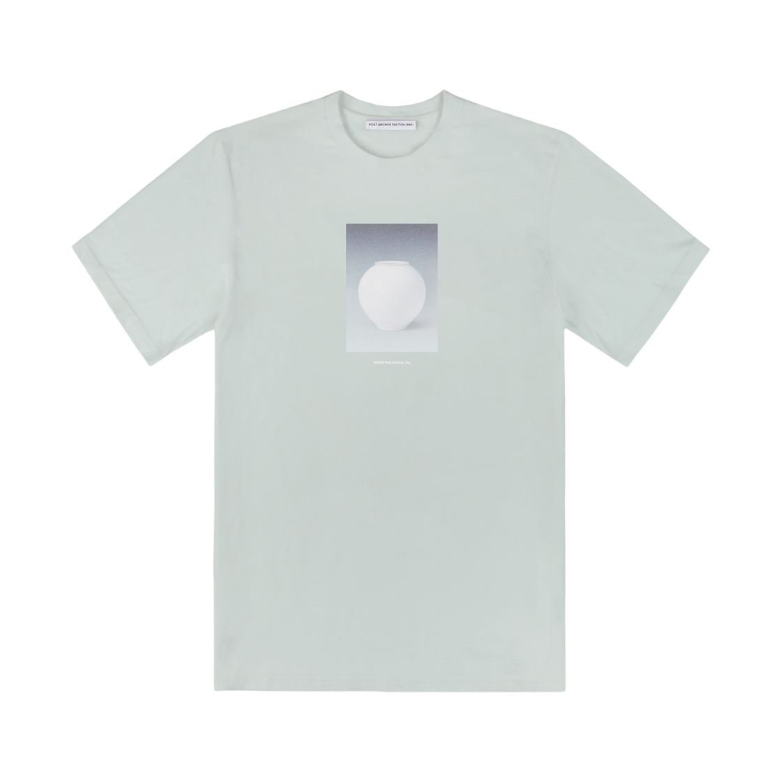 포스트 아카이브 팩션 (파프) 수베니어 티셔츠 8 그레이 그린(Post Archive Faction (Paf) Souvenir T-Shirt 8 Grey Green)