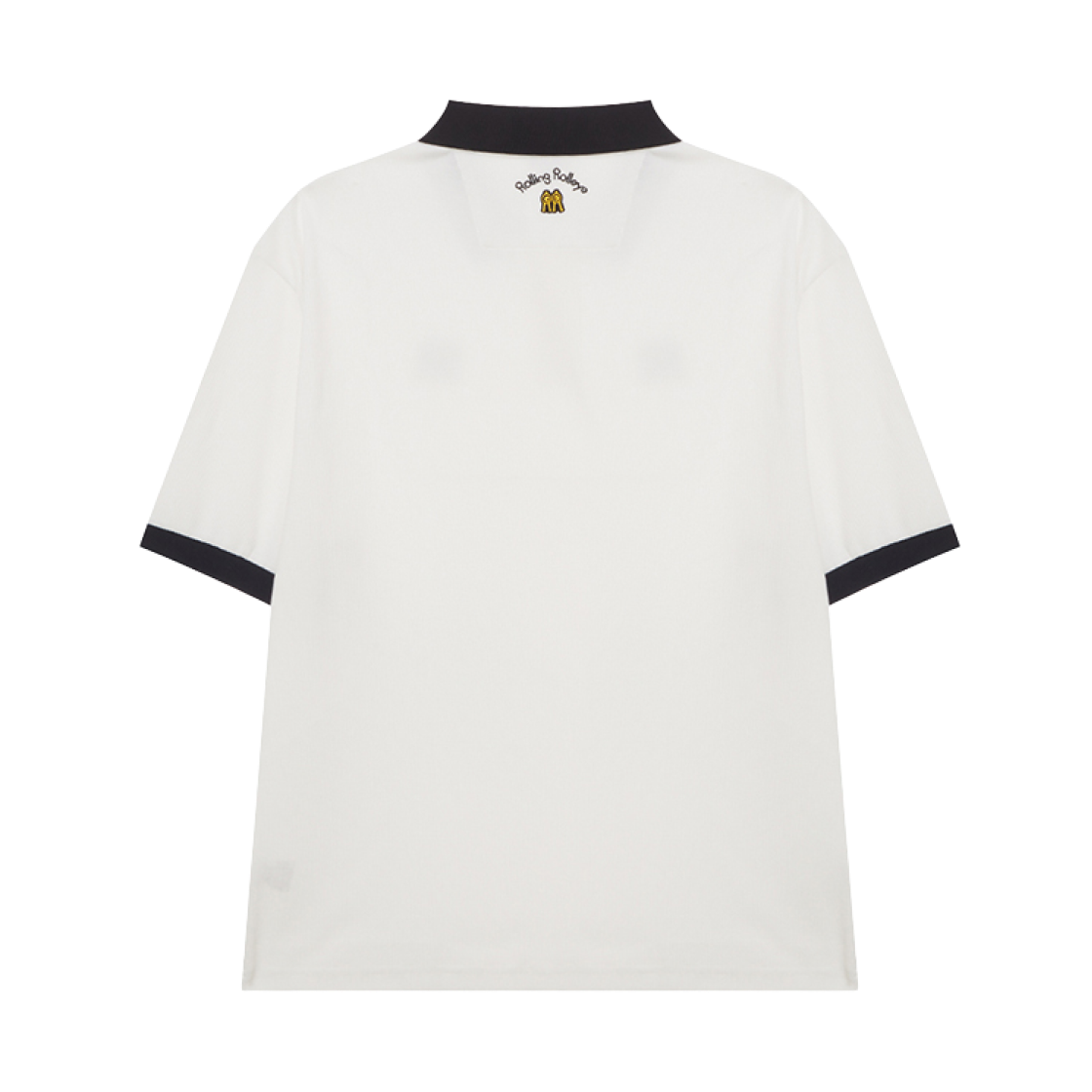 롤링 롤라이 레드 빅로고 패치 폴로 셔츠 화이트(Rolling Rolleye Red Big Logo Patch Polo Shirt White) - 2