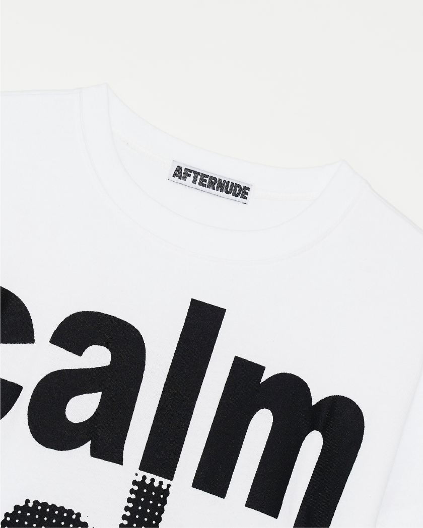 AFTERNUDE-019 Afternude After Calm Tee White - #2