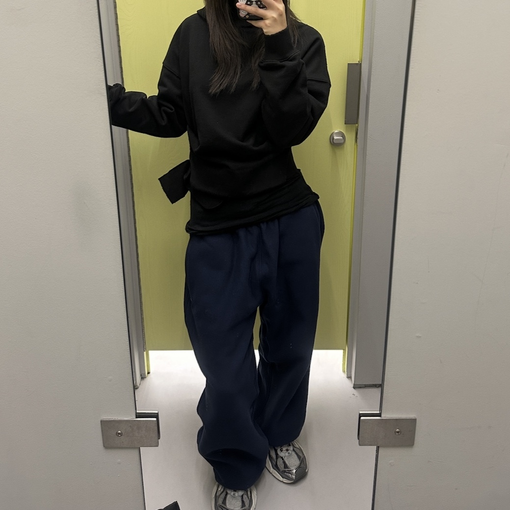 Palace Unisex Jogger Navy - 25SS 착용 스타일 - 3