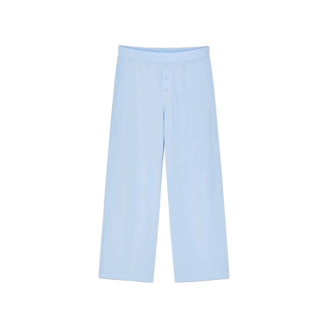 - (W) Glowny Twill Flare Pants Baby Blue