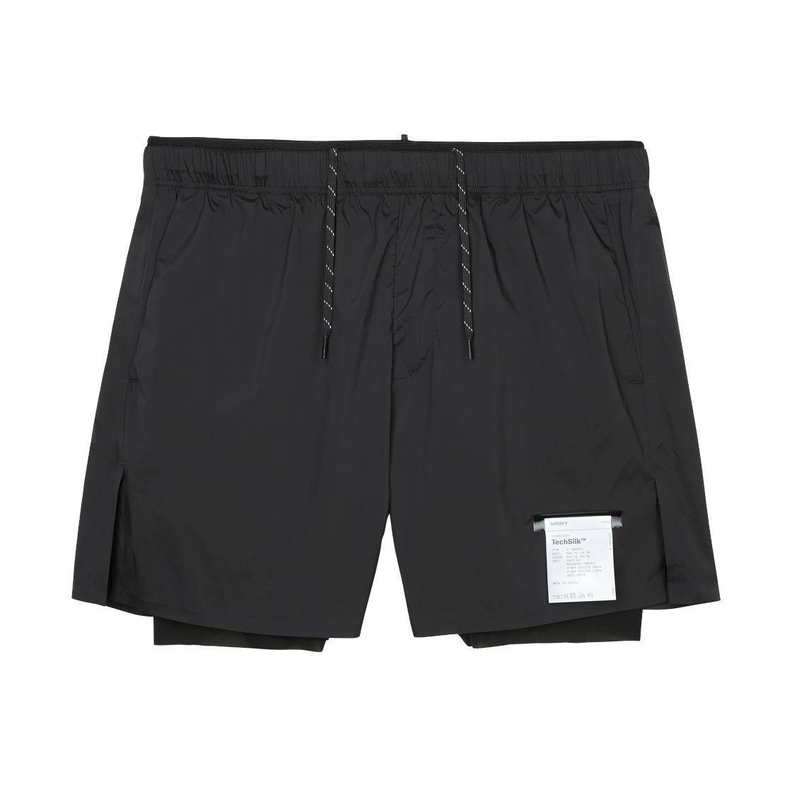 새티스파이 테크실크 5인치 쇼츠 블랙(Satisfy Techsilk 5 Inch Shorts Black)