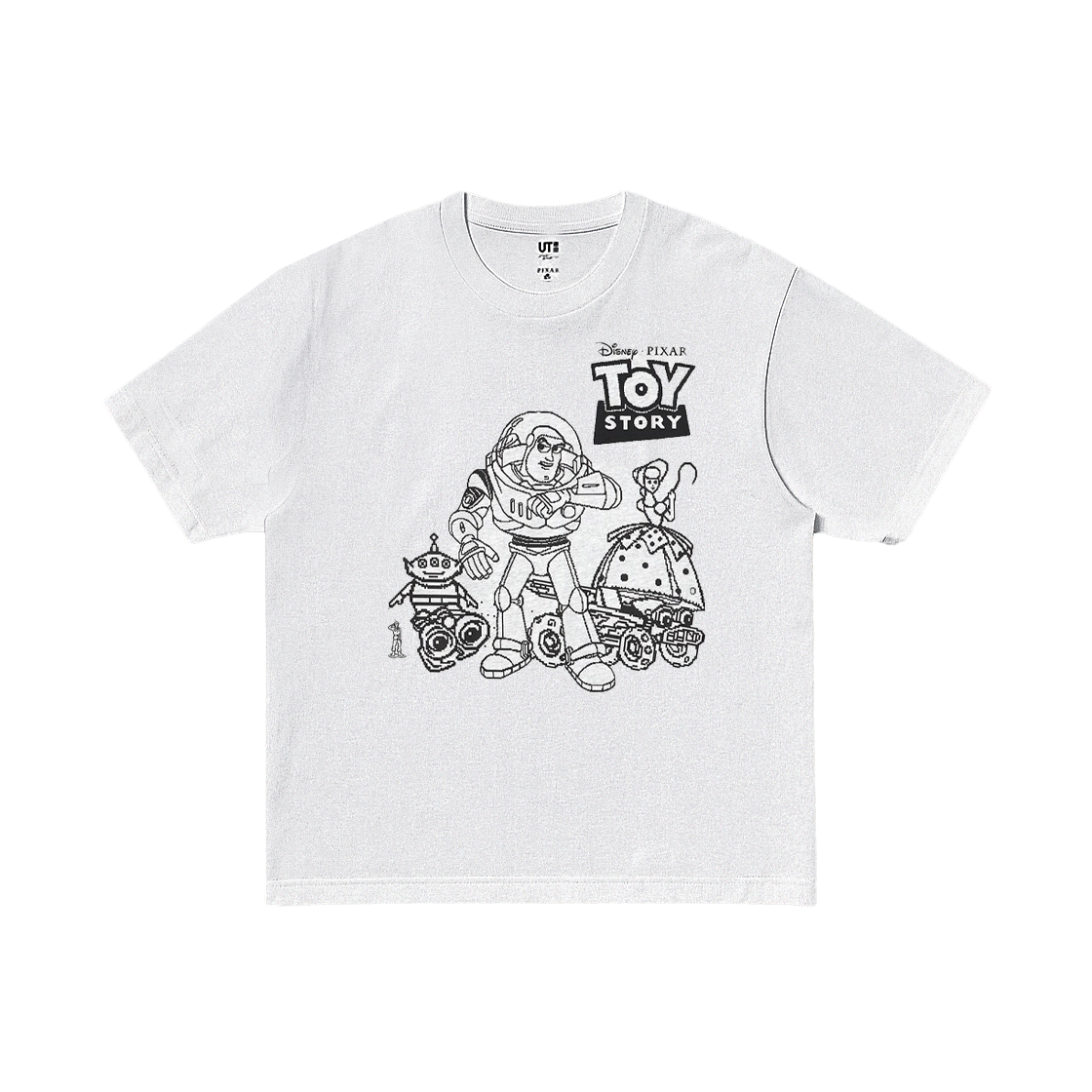 유니클로 UT x 토이 스토리 30주년 기념 그래픽 티셔츠 B 그레이 - KR(Uniqlo UT x Toy Story 30th Anniversary Graphic T-Shirt B Gray - KR) - 1