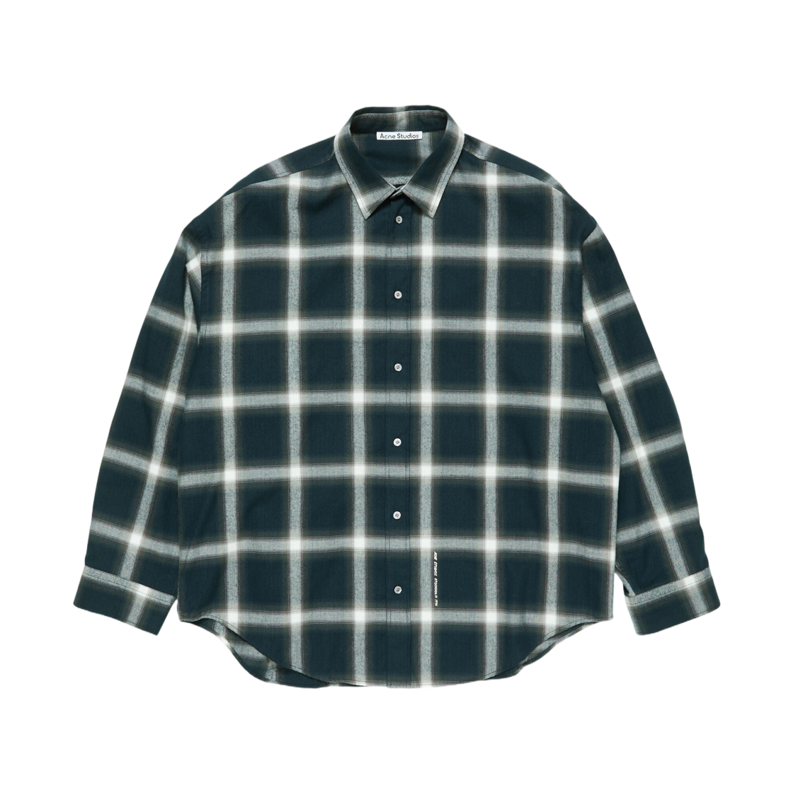 아크네 스튜디오 버튼업 셔츠 네이비 멀티(Acne Studios Button Up Shirt Navy Multi) - 1
