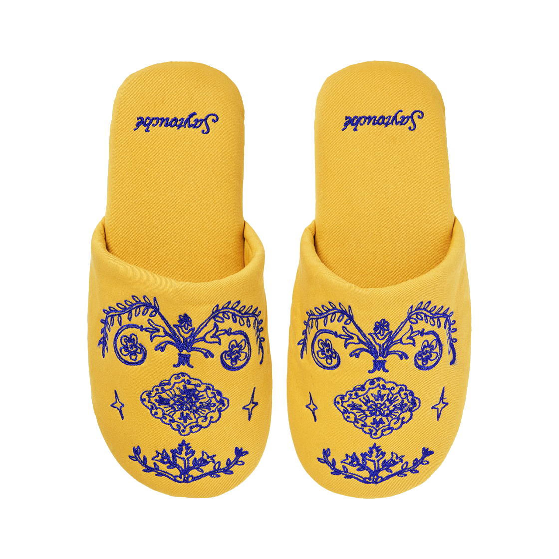 세이투셰 두들 페르시안 룸 슈즈 옐로우(Say Touche Doodle Persian Room Shoes Yellow)