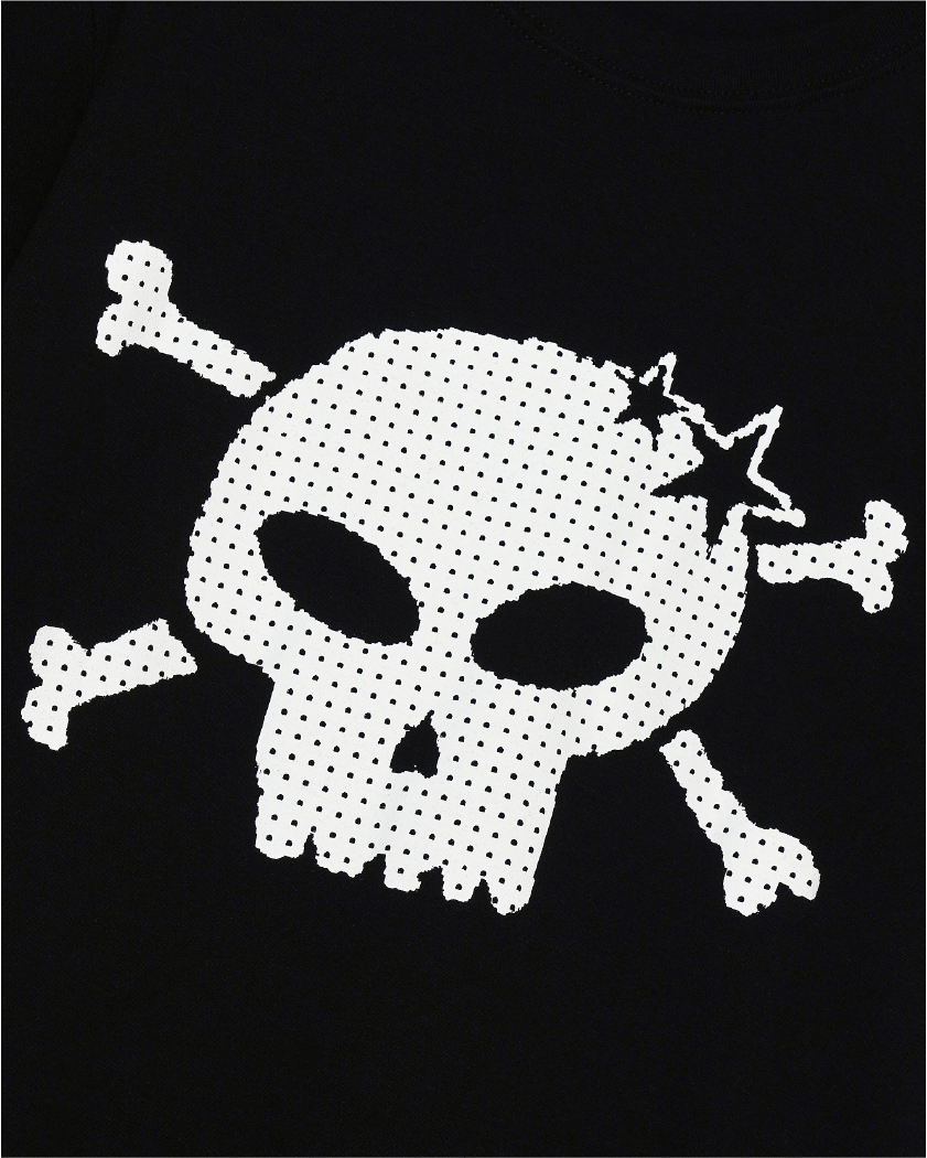 AFTERNUDE-005 Afternude After Skull Tee Black - #3