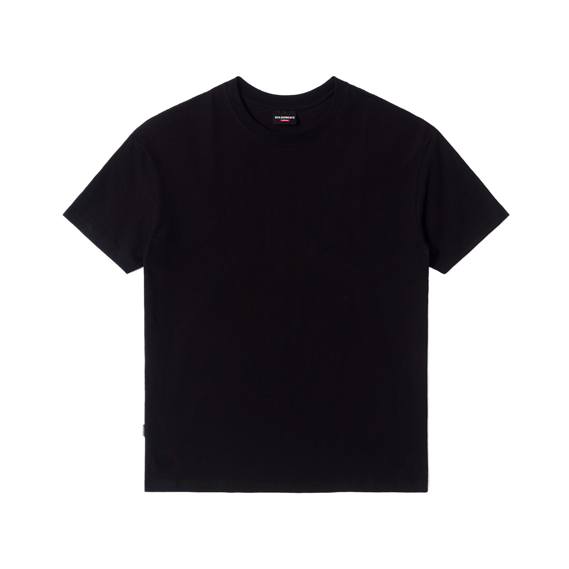 큐티에잇 가먼츠 실키 플레인 티 블랙(QT8 GARMENTS Silky Plain Tee Black)