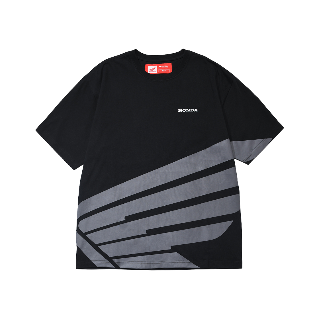 혼다 빅 윙 로고 티셔츠 블랙