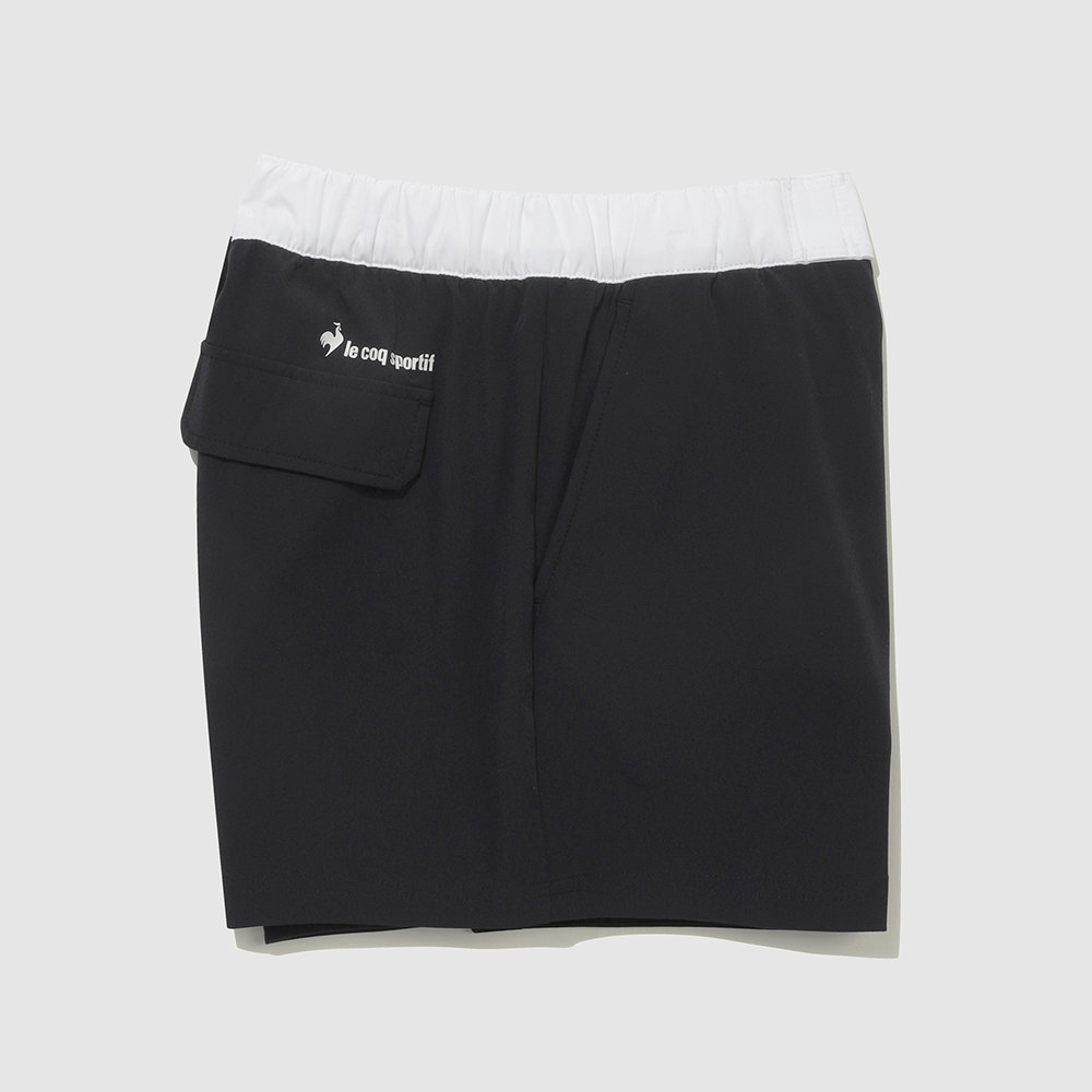 르꼬끄 스포르티브 여성 워터 레귤러핏 3부 보드숏(레깅스내장) - 블랙(QQ222SHP65)(le coq sportif Wave Sunday Women's Boardshorts (with Built-in Inner Leggings) Black) - 4