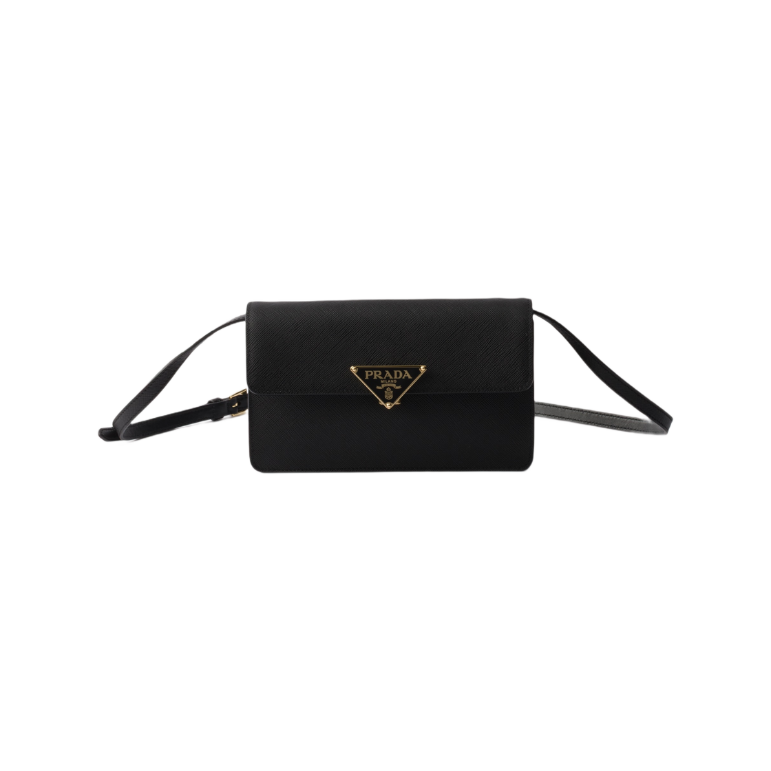 1BD386-NZV-F0002 Prada Saffiano Leather Mini-Bag Black