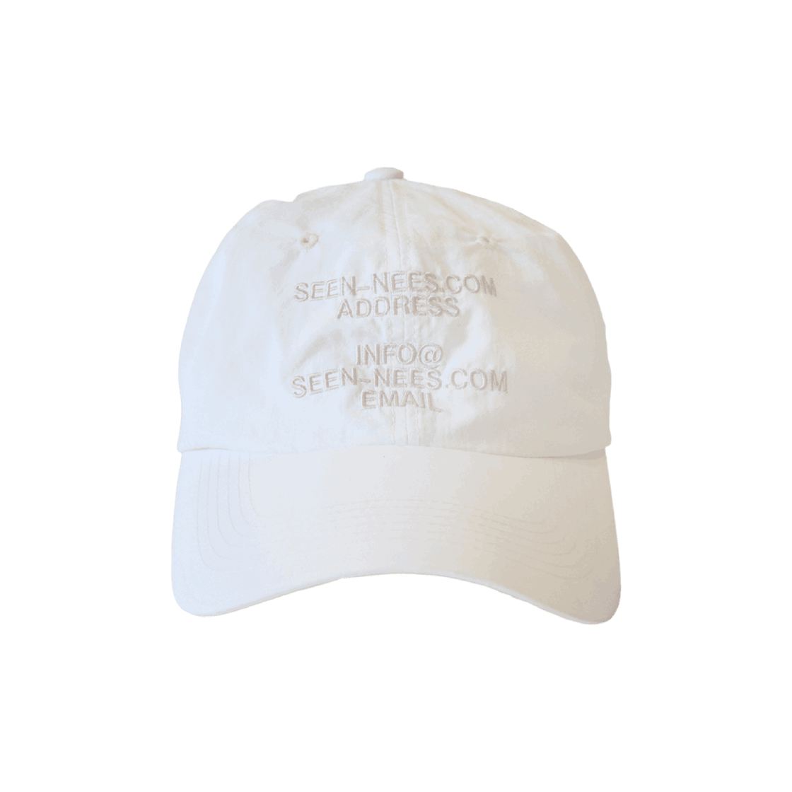 씬 컨택 로고 캡2 화이트(SEEN Contact Logo Cap Vol.2 White)