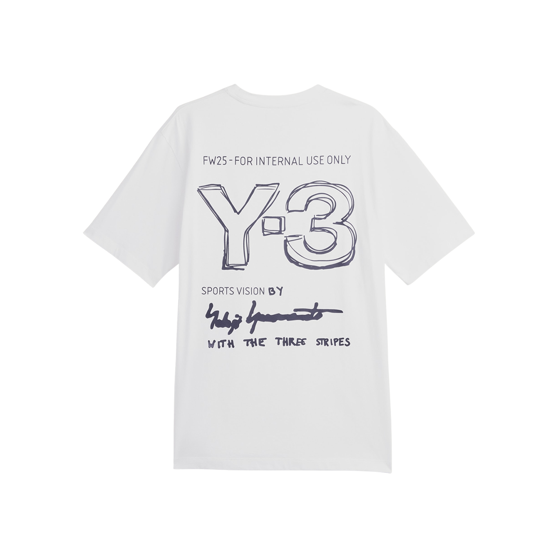 KB2607 Y-3 Short Sleeve T-Shirt Core White