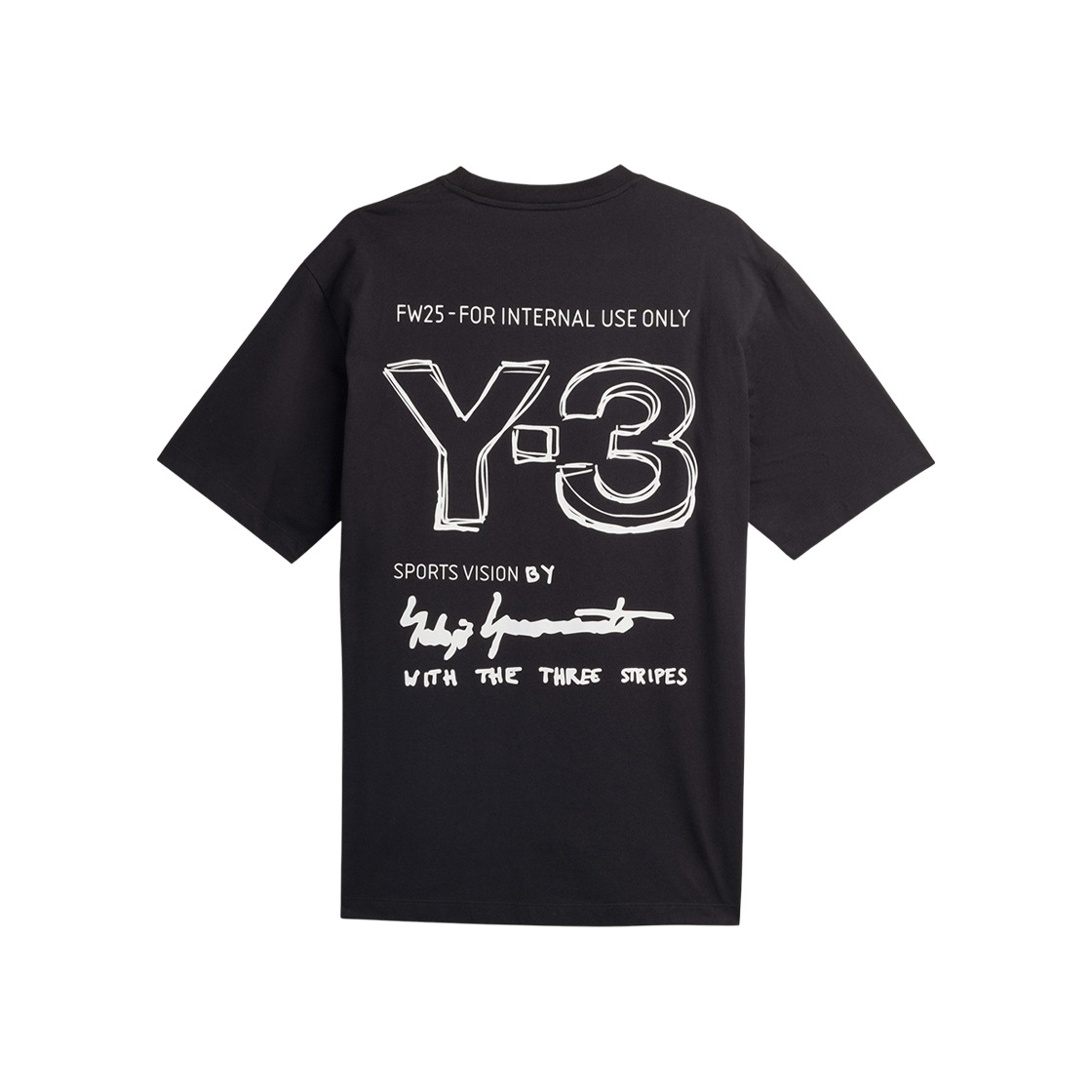 KB2608 Y-3 Short Sleeve T-Shirt Black