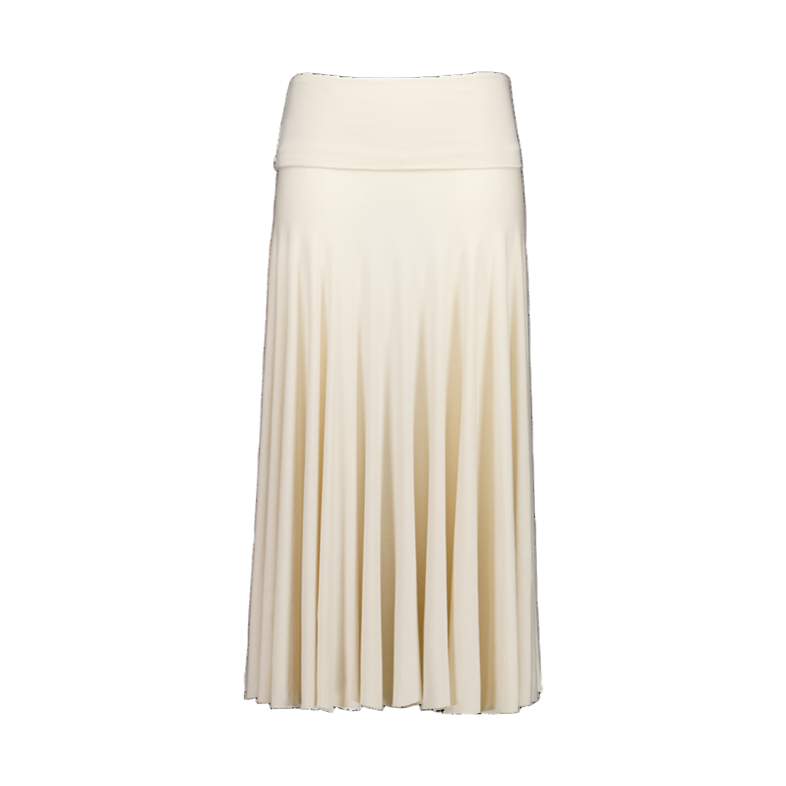 페요테 폴딩 웨이스트 스커트 라이트 베이지(PEYOTE Folding Waist Flared Skirt Light Beige)