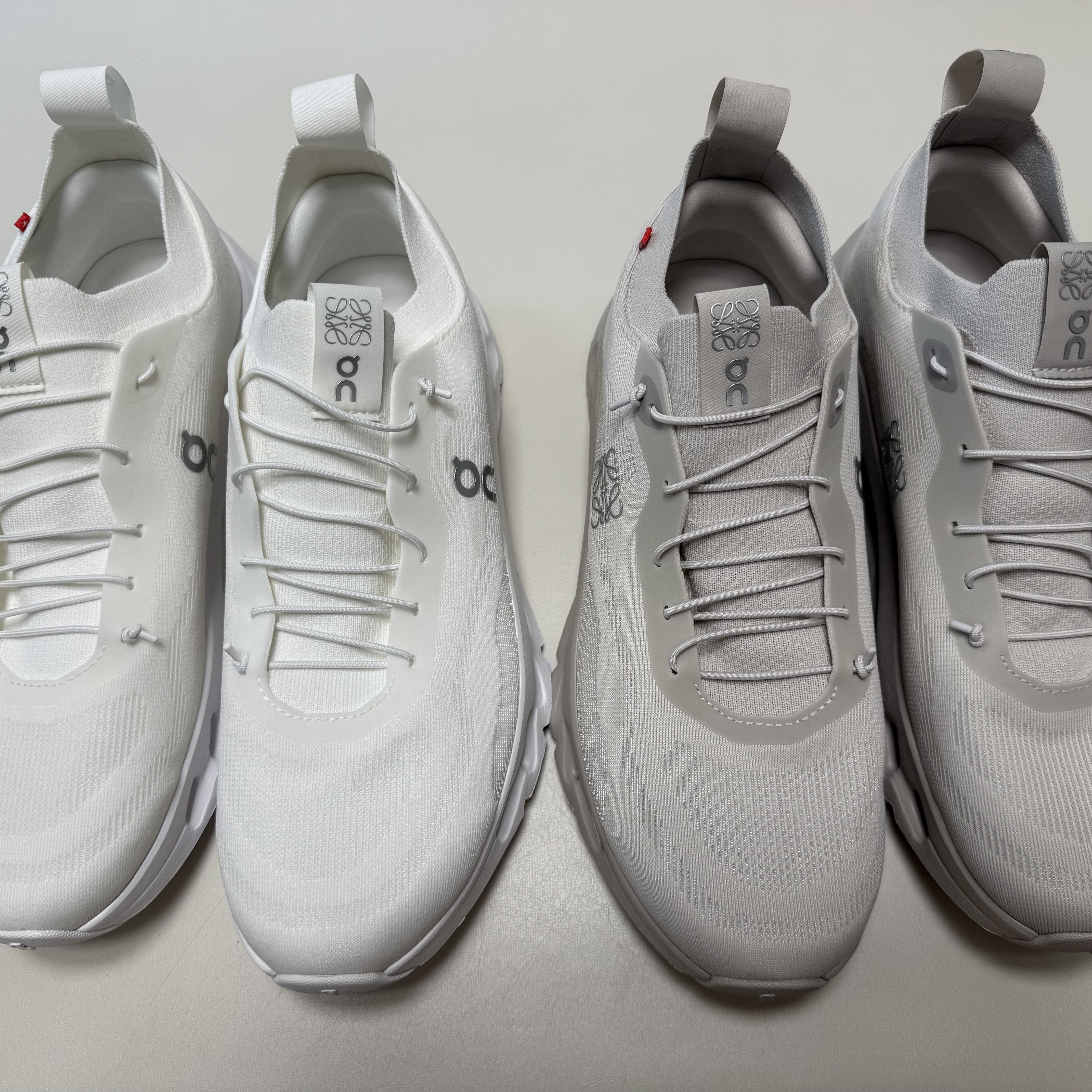 Loewe x On Running Cloudtilt Sand 착용 스타일 - 5