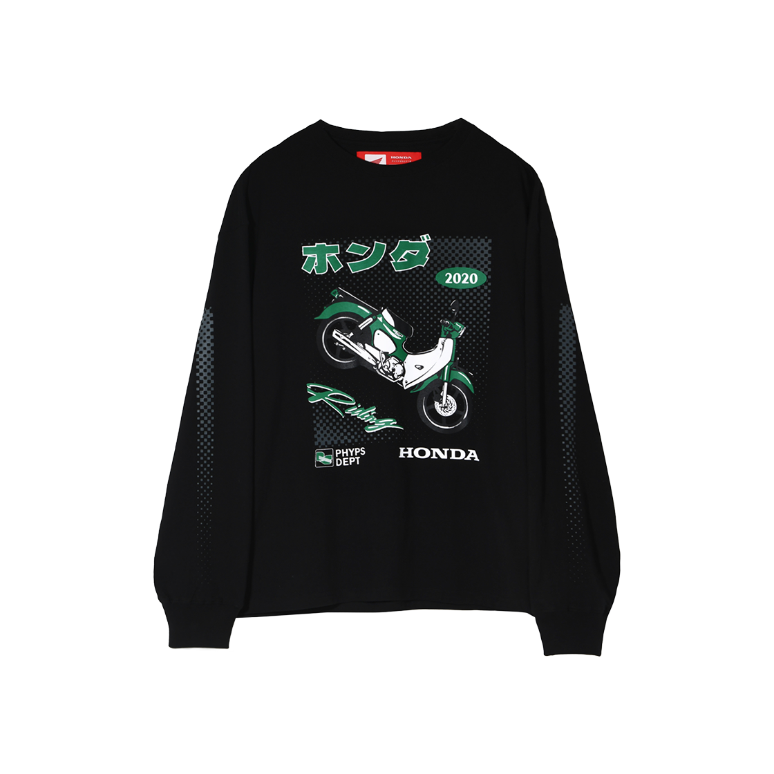 혼다 아니메 수퍼커브 롱 슬리브 블랙