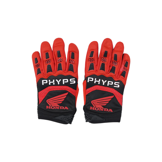 HEX2GL301ARD Honda Motorcyle Gloves Red