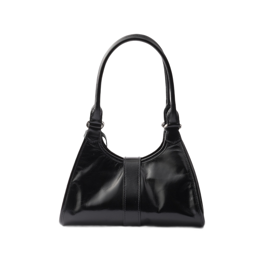 프라다 스몰 레더 토트백 블랙(Prada Small Leather Tote Bag Black) - 2