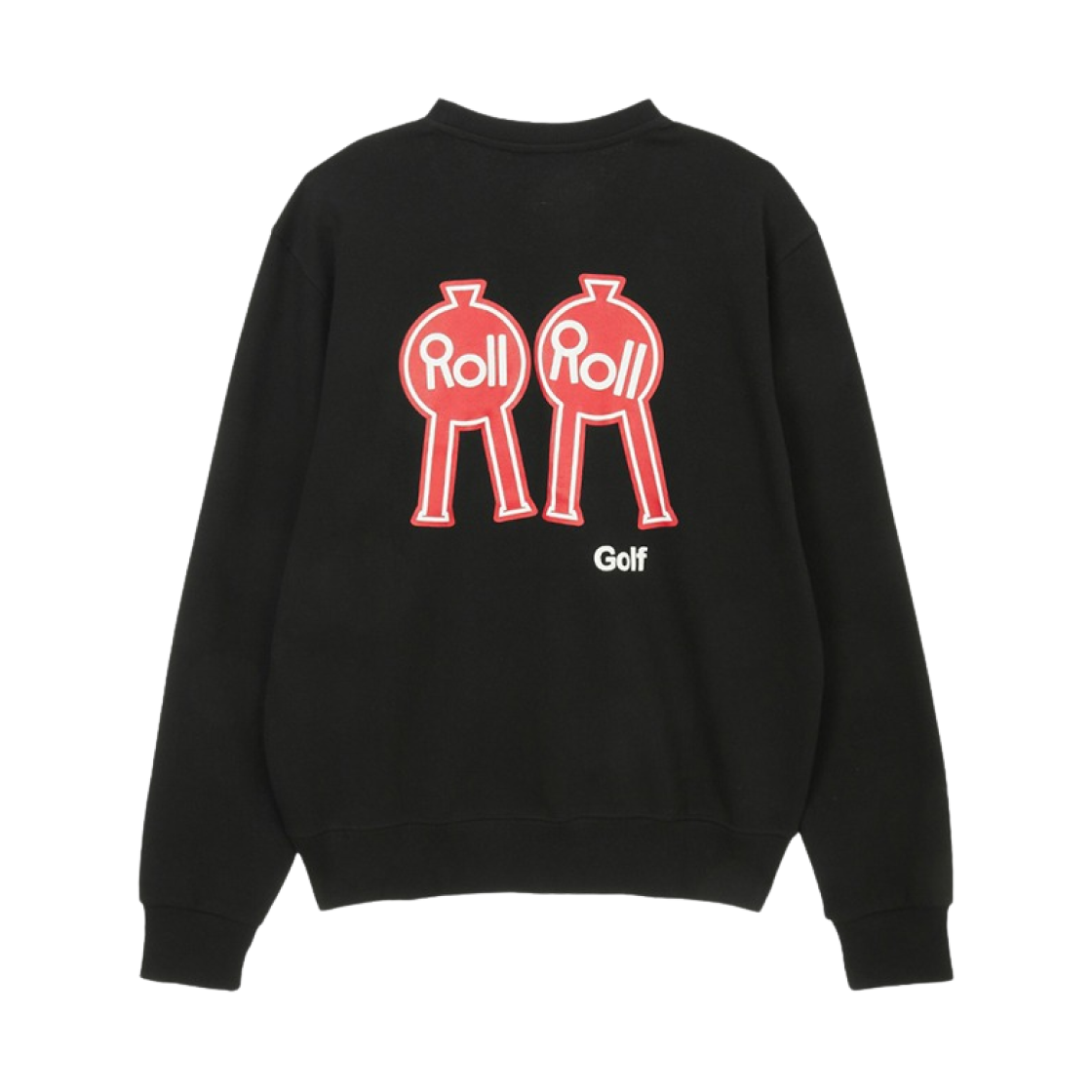 롤링 롤라이 롤롤 크루넥 스웨트셔츠 블랙(Rolling Rolleye Roll Roll Crewneck Sweatshirt Black)