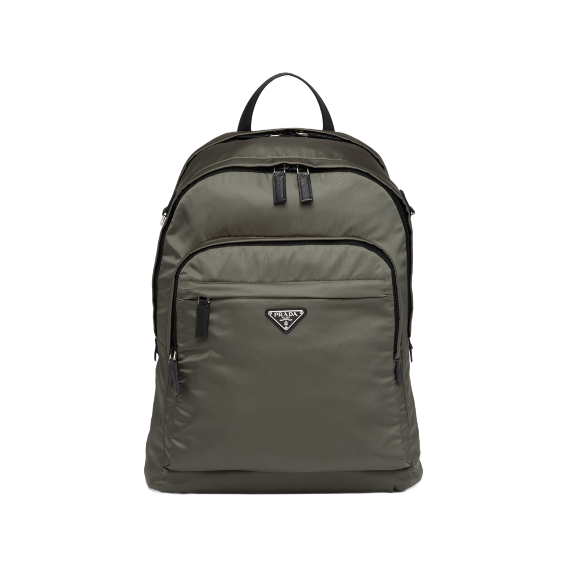 프라다 리나일론 앤 사피아노 레더 백팩 포레스트 그린(Prada Re-Nylon and Saffiano Leather Backpack Forest Green) - 2