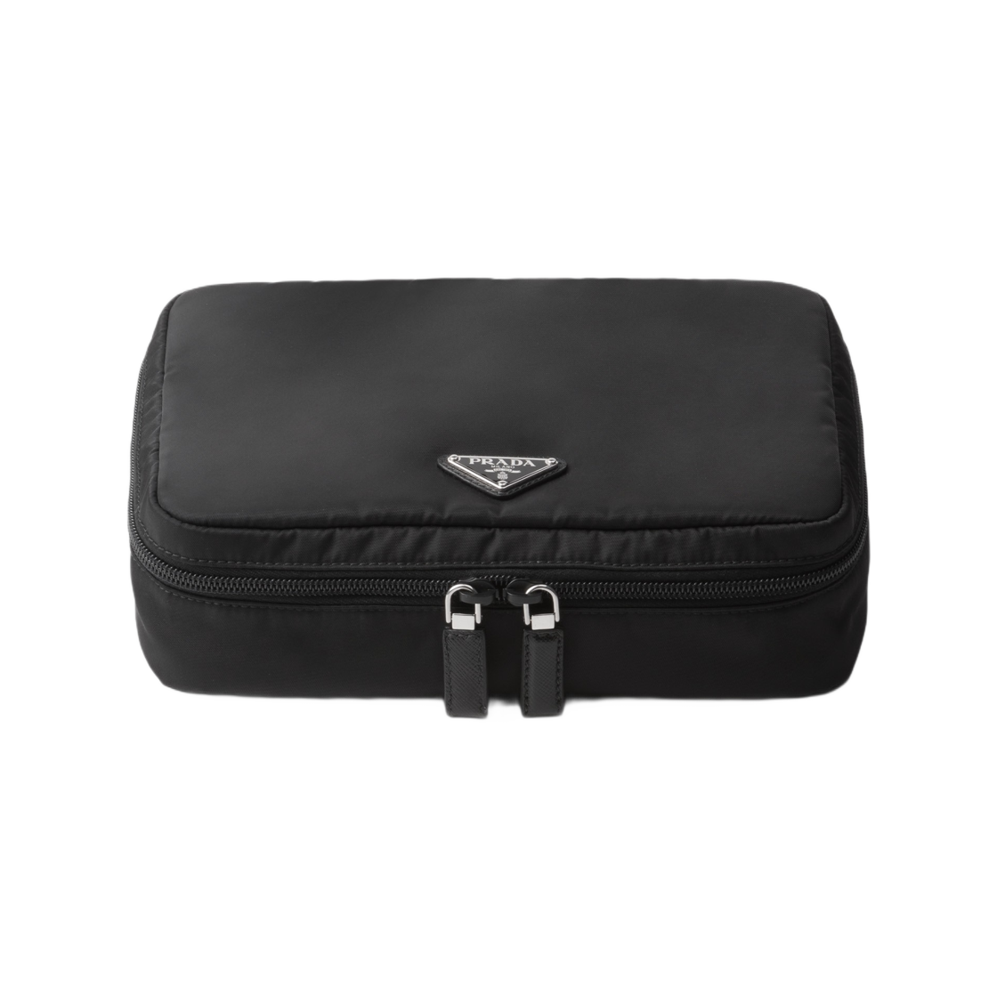 2NA059-2DMI-F0002 Prada Medium Re-Nylon Zipper Pouch Black