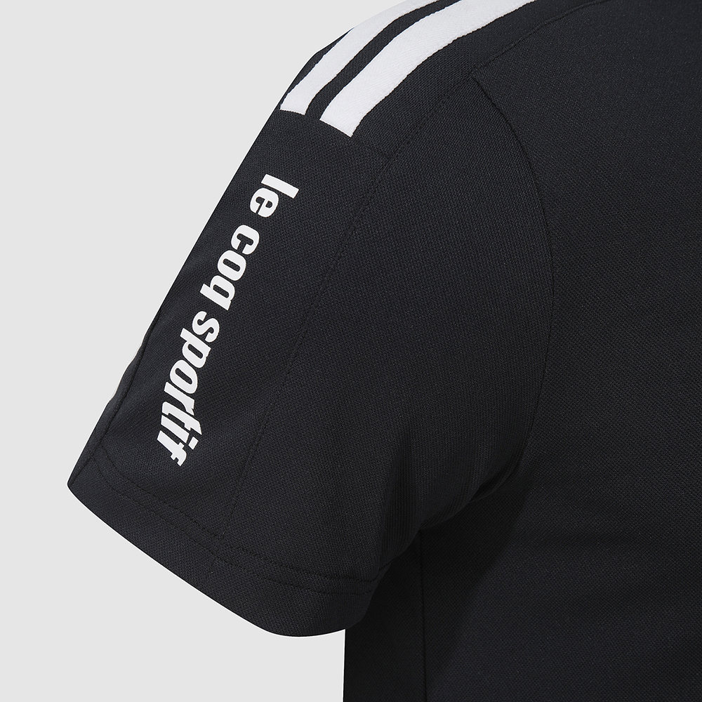 르꼬끄 스포르티브 유니 선데이 레귤러핏 폴로 티셔츠 - 블랙(QQ113TTS32)(le coq sportif Unisex Sunday Dualflex Pique Polo T-Shirt Black) - 6