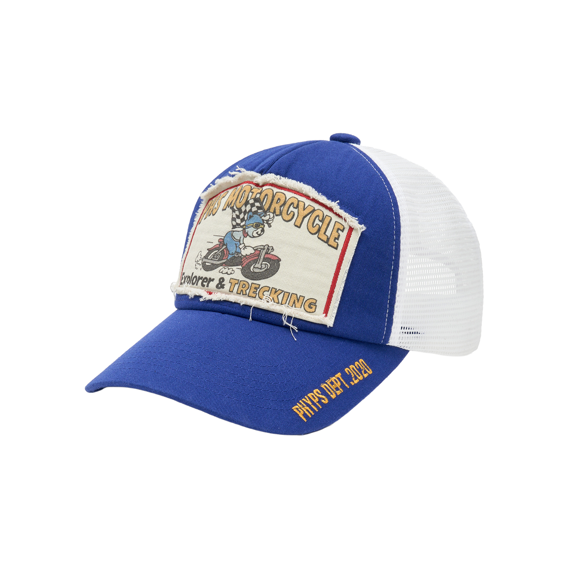 HFX2CA303ABL Honda Riding Bear Mesh Ball Cap Blue