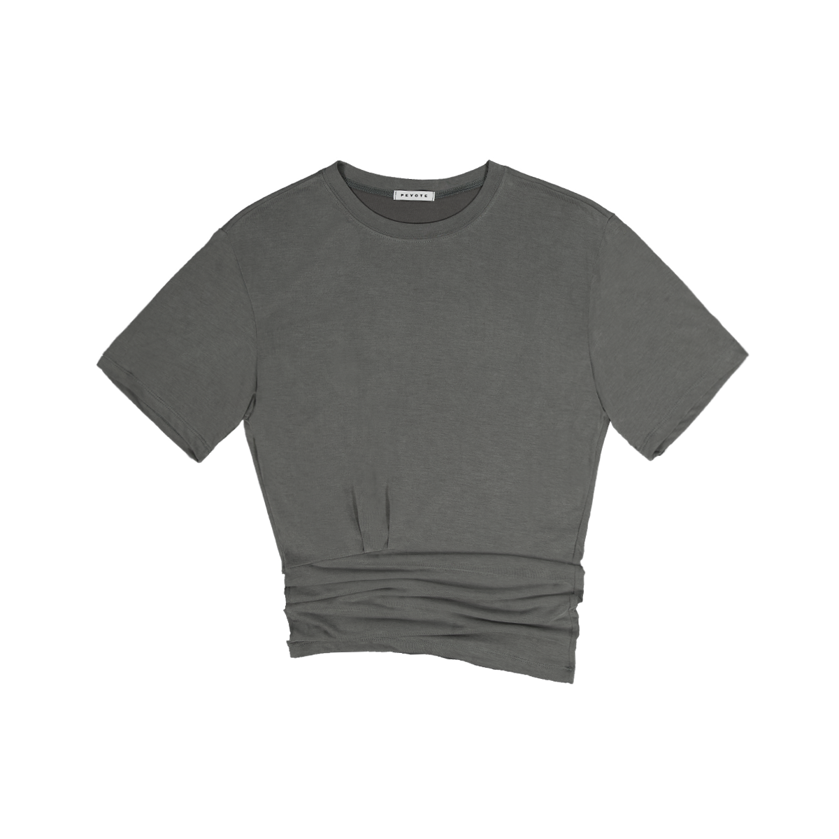 페요테 루즈 드레이프드 탑 카키(PEYOTE Loose Draped Top Khaki)