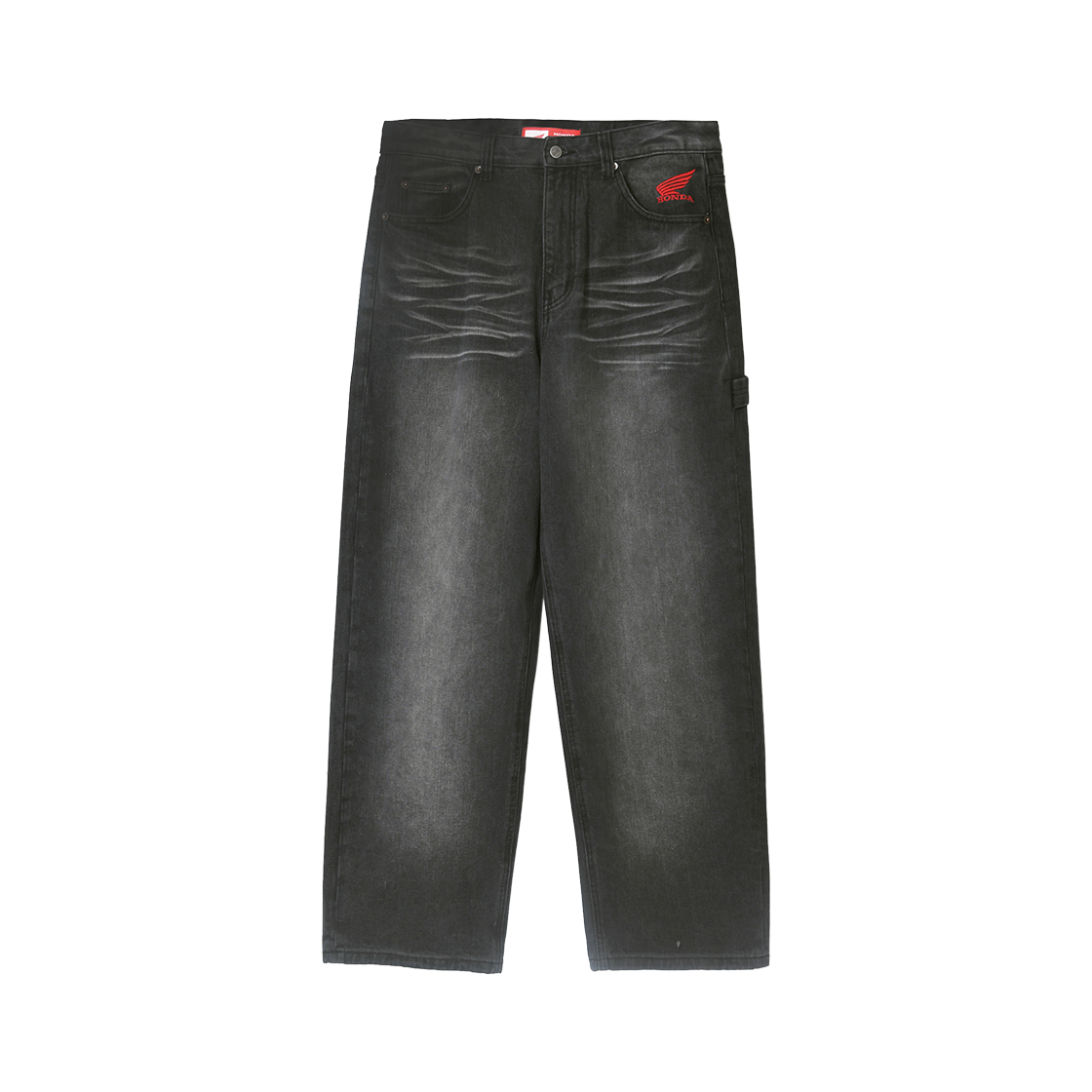 HFS1DP302ABK Honda Small Wing Carpenter Denim Pants_Black