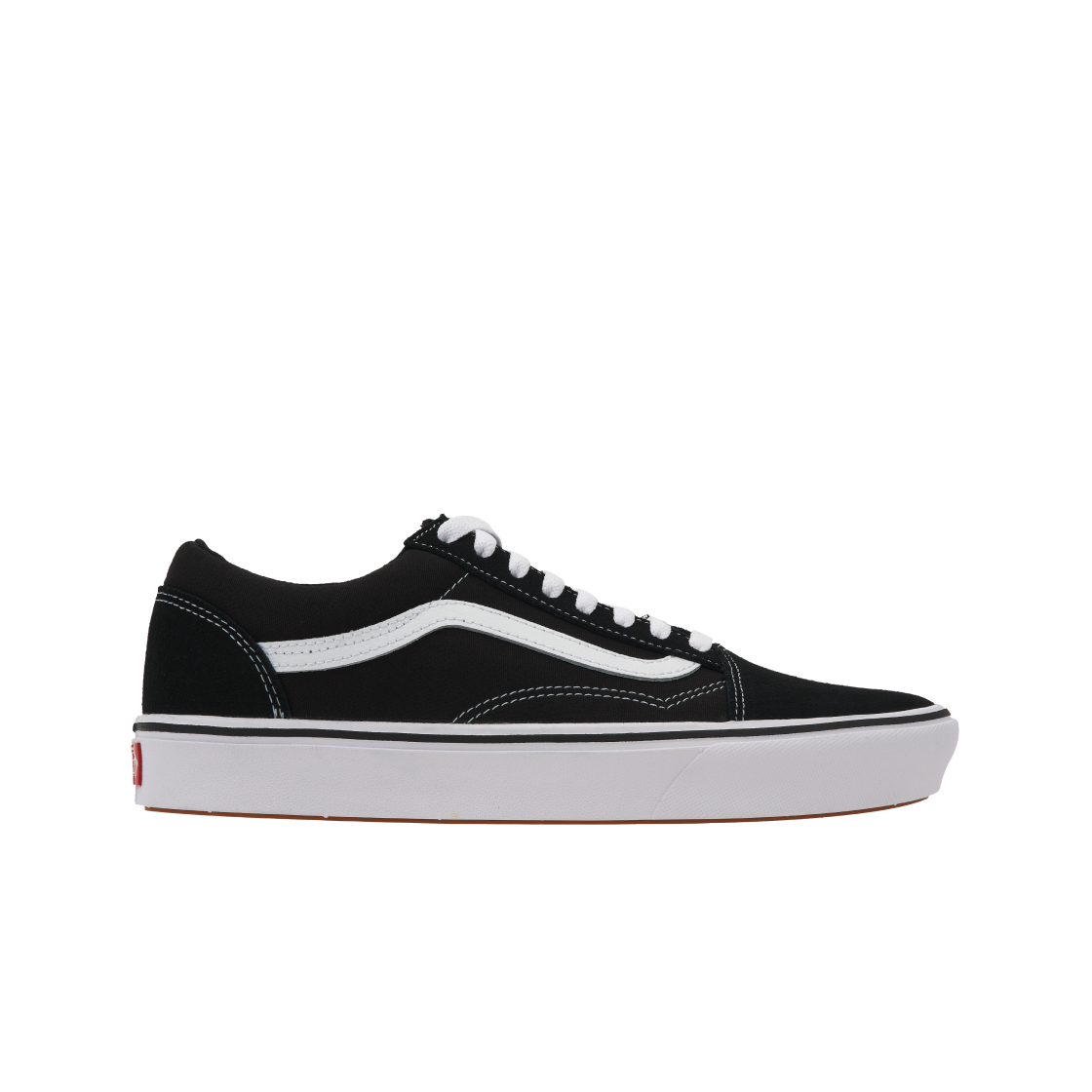 반스 컴피쿠시 올드스쿨 블랙 트루 화이트(Vans ComfyCush Old Skool Black True white)