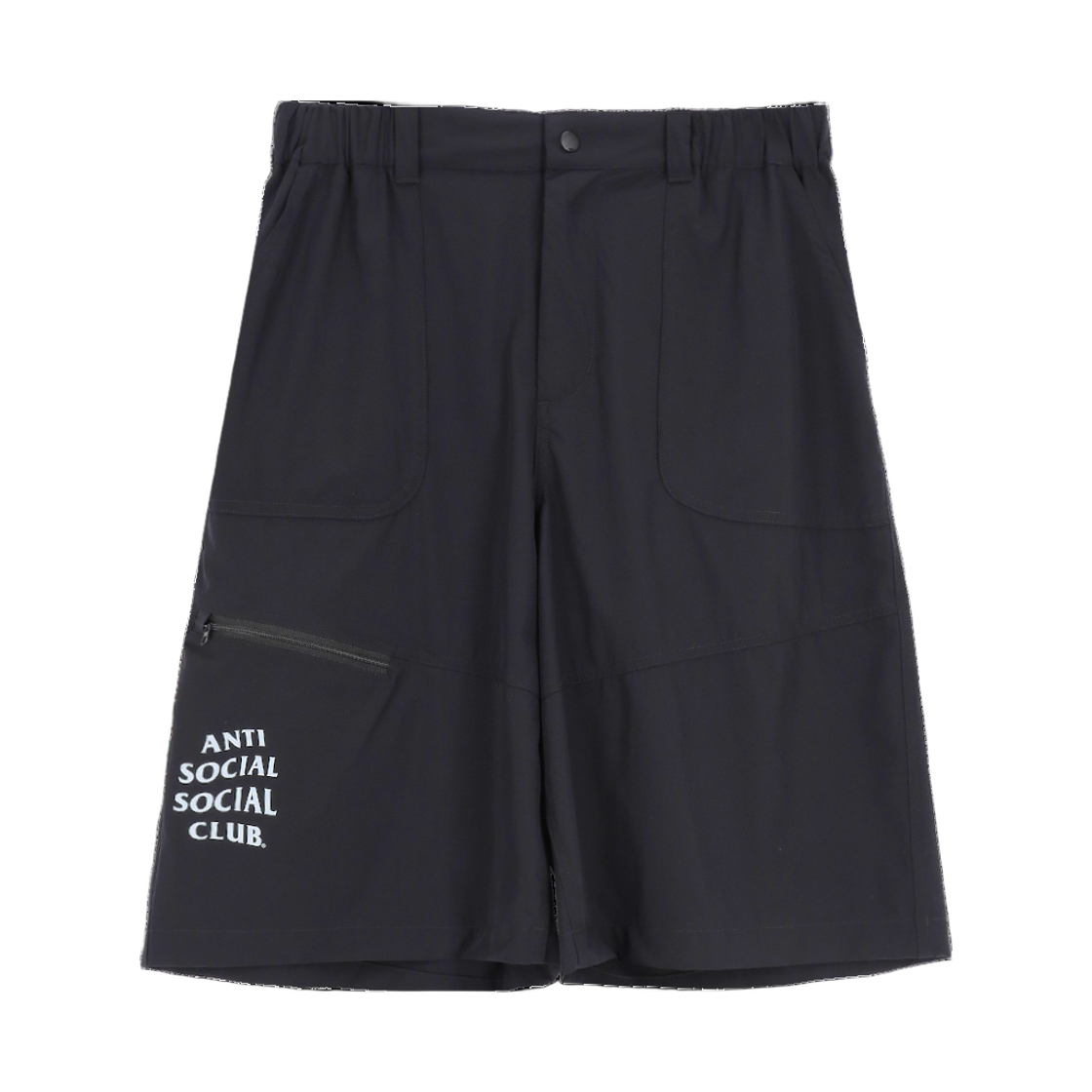 TI25B1002141 Anti Social Social Club Easy Shell Shorts Black