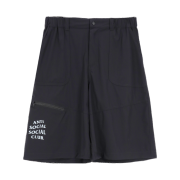 Anti Social Social Club Easy Shell Shorts Black
