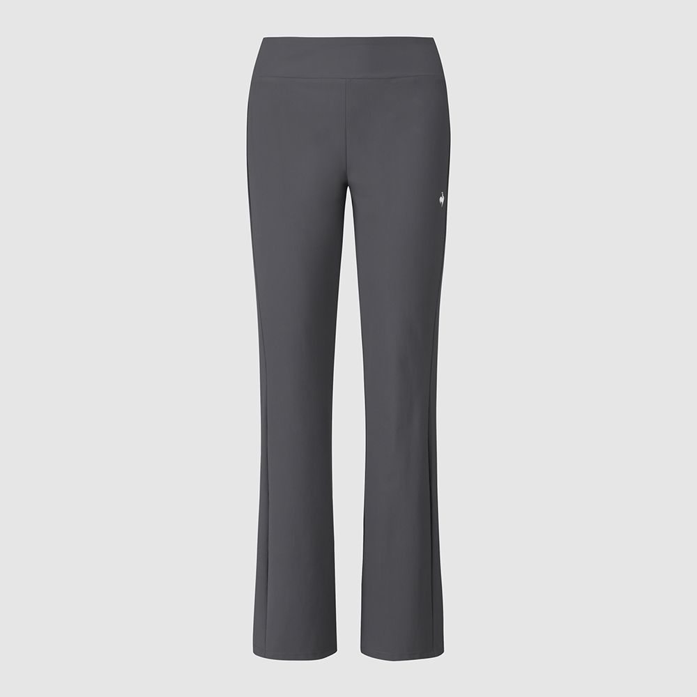 르꼬끄 스포르티브 여성 초냉감 트리코트 플레어핏 팬츠 - 그레이(QQ222EFP51)(le coq sportif Women's Ultra-Cooling Tricot Bootcut Pants Dark Gray) - 2