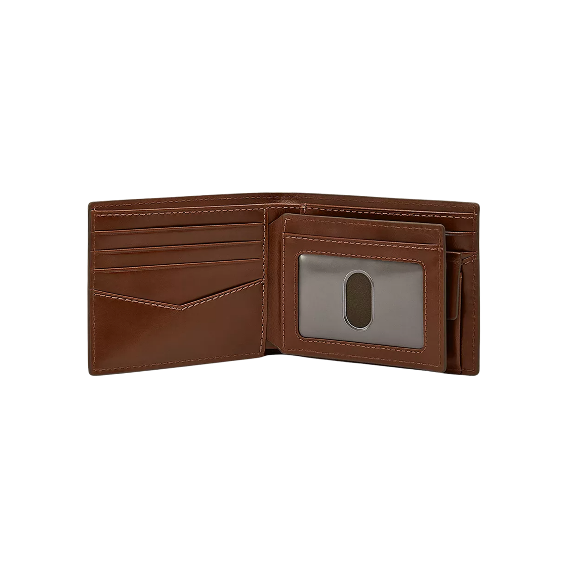 파슬 헤이스 코인 포켓 반지갑 브라운(Fossil Hayes Coin Pocket Bifold Brown) - 2