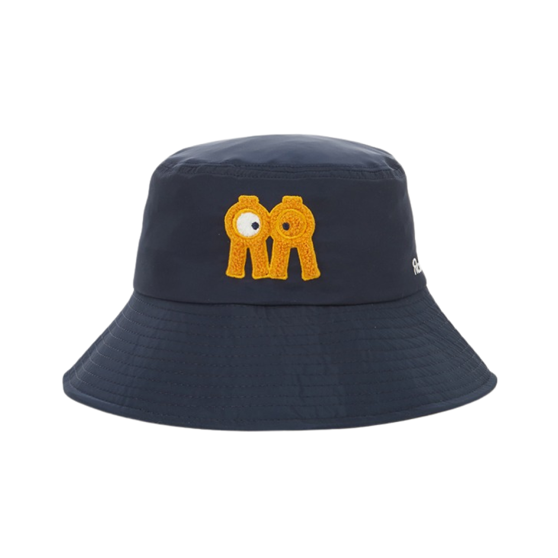 롤링 롤라이 롤롤 부클 버킷햇 네이비 머스타드(Rolling Rolleye Roll Roll Boucle Bucket Hat Navy Mustard) - 1