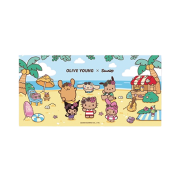 Sanrio x Olive Young Love Summer Beach Towel Beach