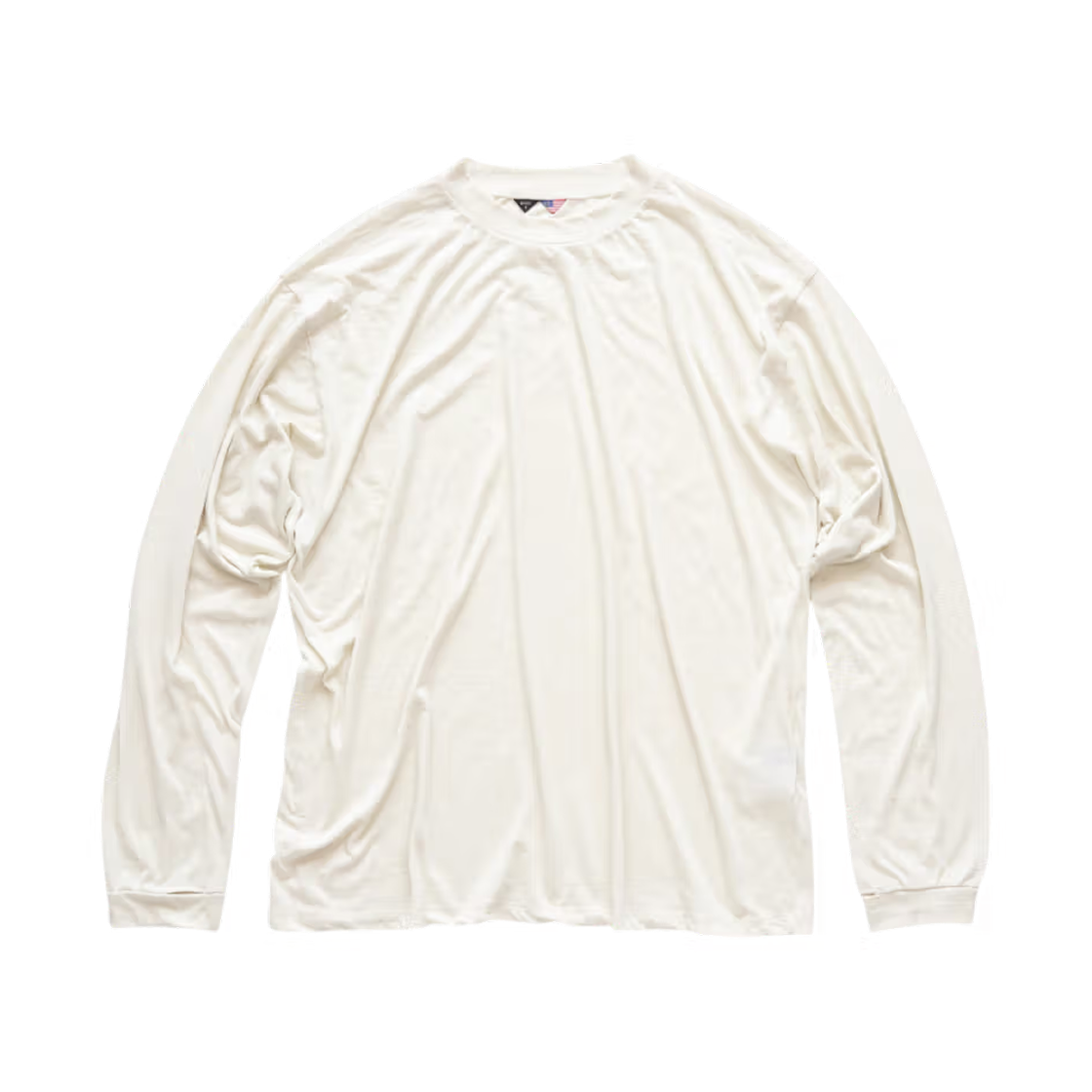 누어 크리퍼 크루 메리노 본 화이트(Gnuhr Creeper Crew Merino Bone White)
