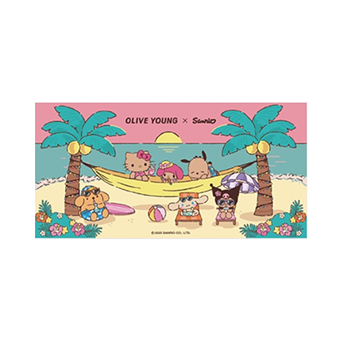 산리오 x 올리브영 러브 썸머 비치 타월 피크닉(Sanrio x Olive Young Love Summer Beach Towel Picnic)