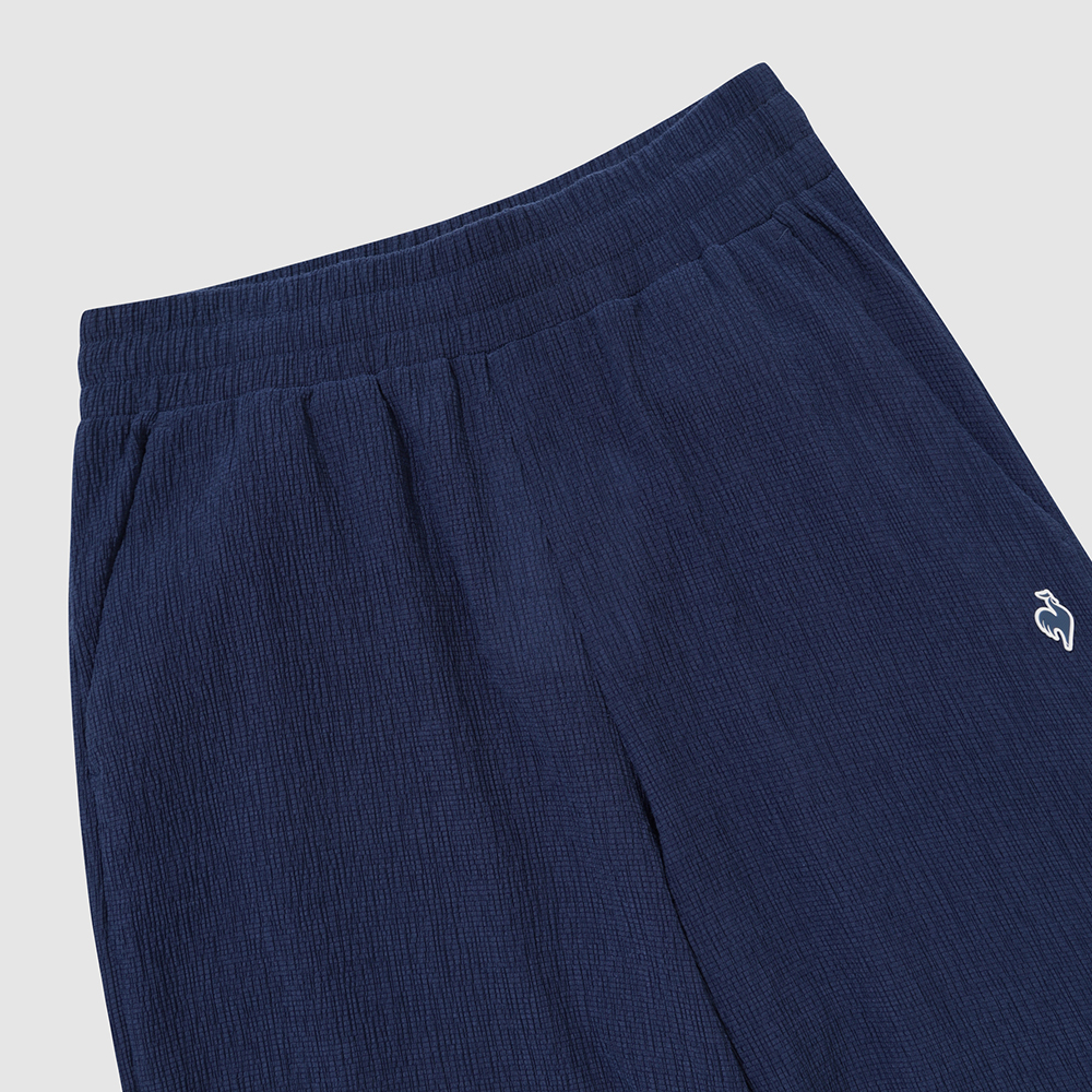 르꼬끄 스포르티브 여성 플리츠 스트레이트핏 팬츠 - 네이비(QQ222OPT52)(le coq sportif Women's Pleated Straight-Fit Pants Light Navy) - 5