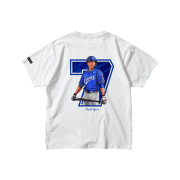 [예약배송] Samsung Lions Player Illustration T-Shirt LeeJaeHyun White