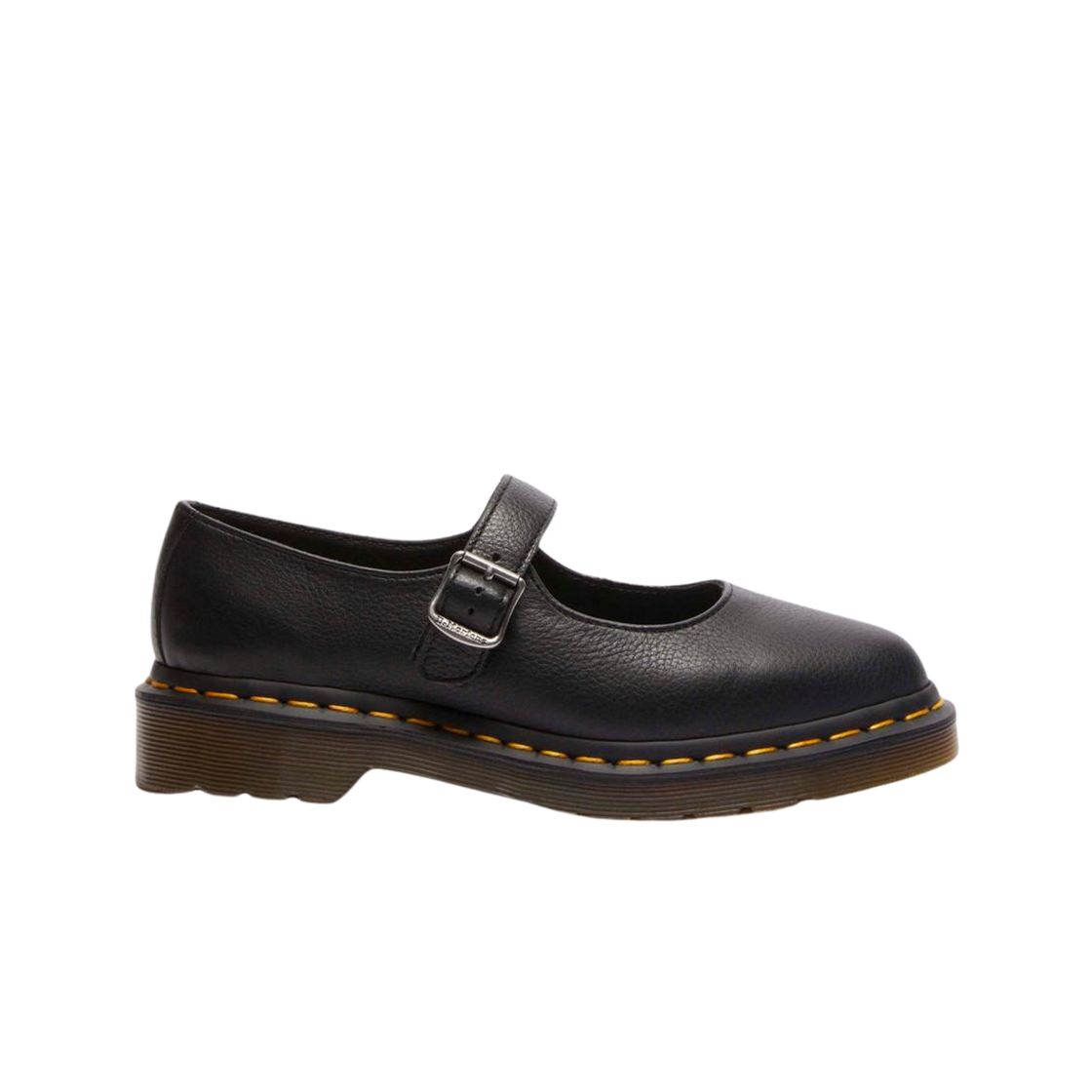 (W) 닥터마틴 엘피 버지니아 레더 메리 제인 블랙((W) Dr. Martens Elphie Virginia Leather Mary Jane Black)