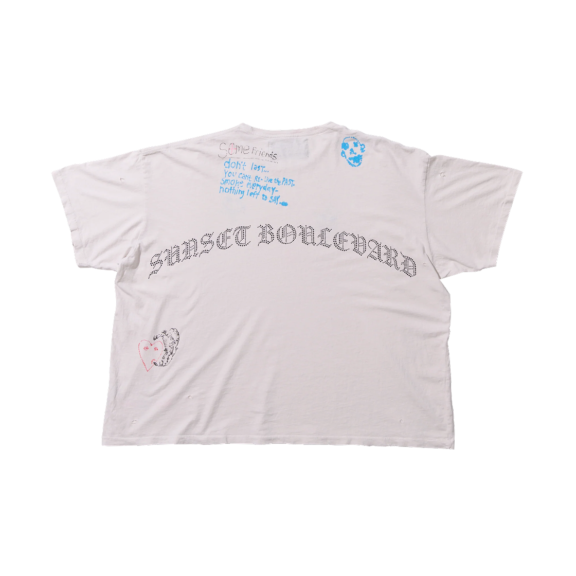 팔리 할리우드 핸드 드로운 티셔츠 오프 화이트(Paly Hollywood Hand Drawn T-Shirt Off White) - 2