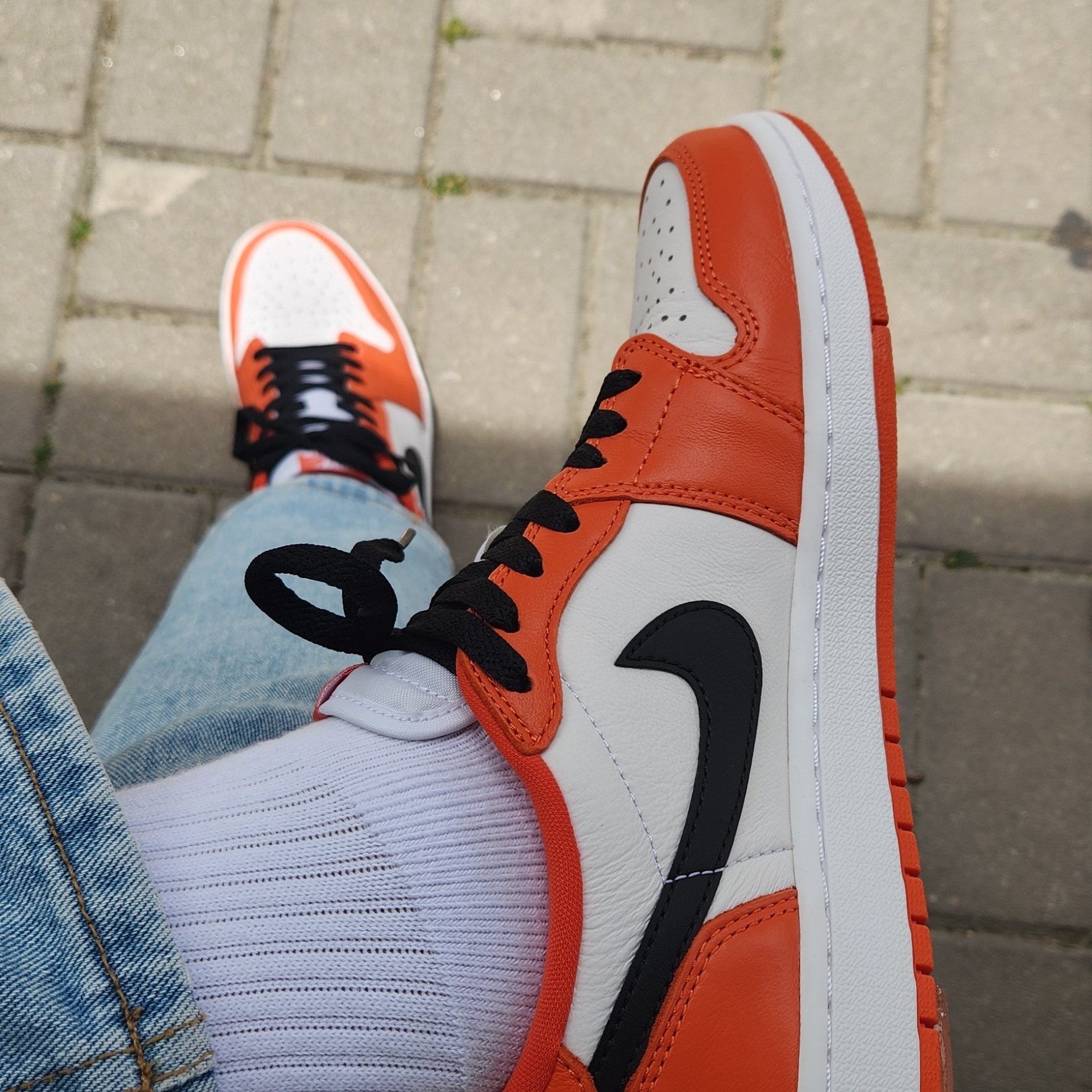 Jordan 1 Low OG Starfish 착용 스타일 - 9