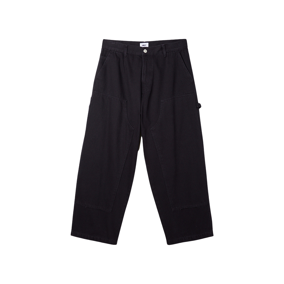 142010093 Obey Bigwig Denim Carpenter Pants Digital Black