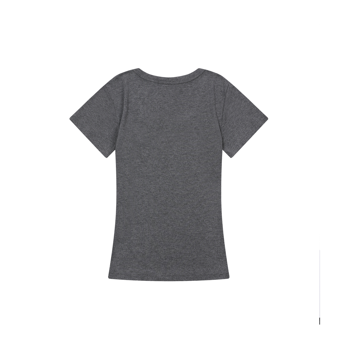무센트 페링 미디 라운드넥 반팔티 차콜(MUCENT Ferring Midi Round Neck Half T Charcoal) - 2