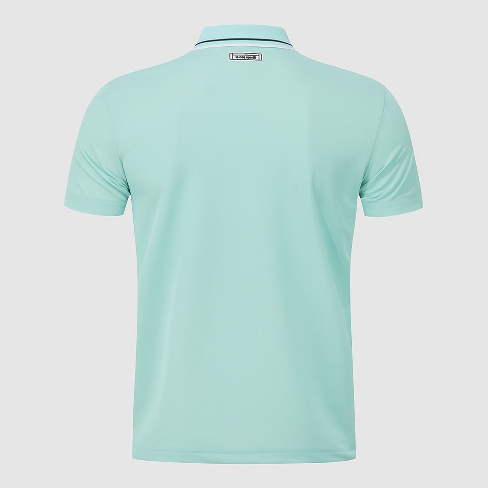르꼬끄 스포르티브 유니 트리코트 피케 레귤러핏 폴로 티셔츠 - 민트(QQ223TTS52)(le coq sportif Unisex Tricot Pique Polo T-Shirt Mint) - 3