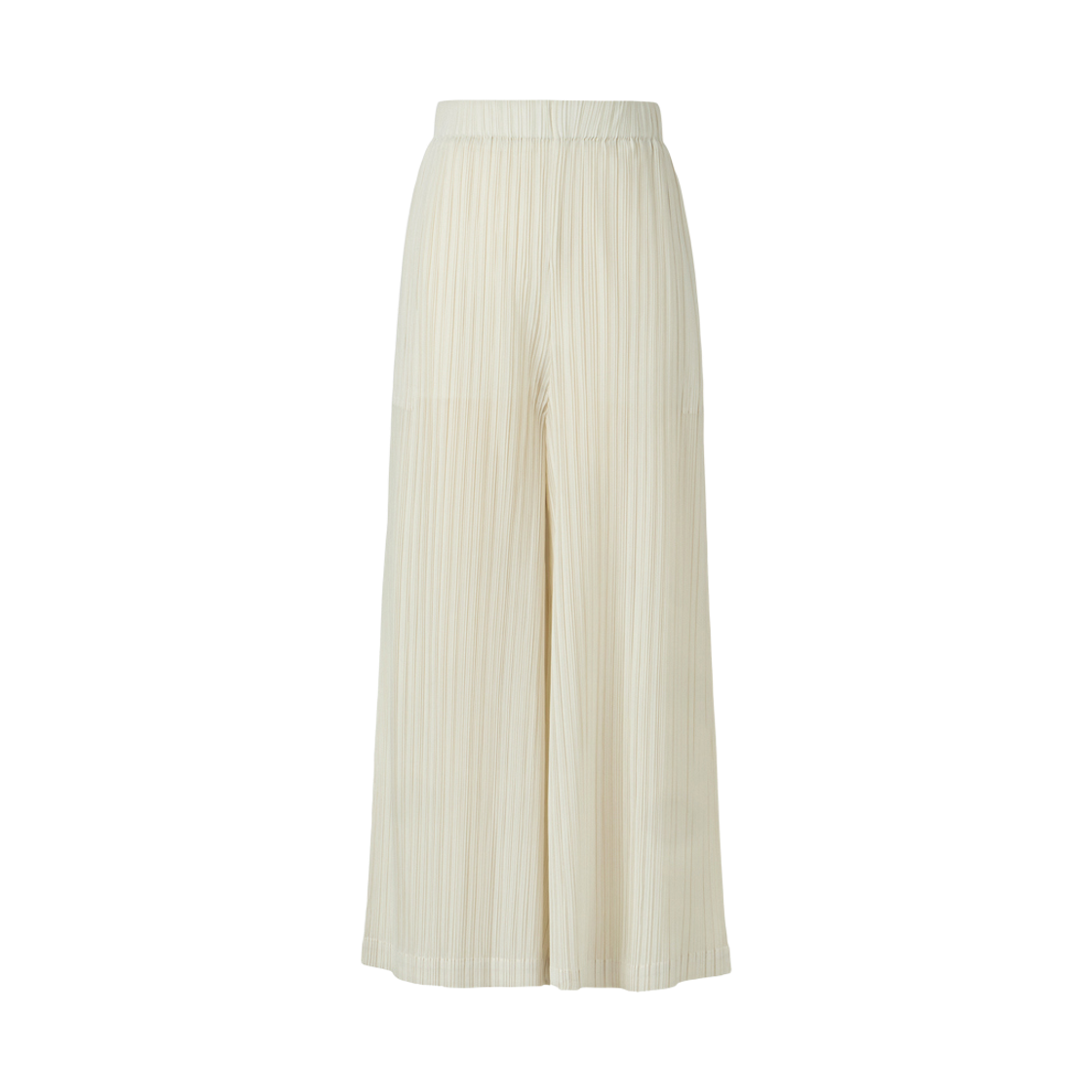 WPA1VIV Monplisse Women Romantic Wide Fit Pleats Pants ivory