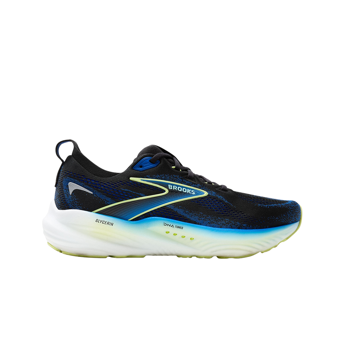 1104451D002 Brooks Running Glycerin 22 Black Cobalt - D Medium